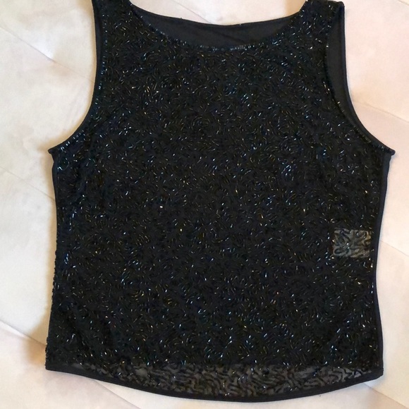 Tops - Designer Beaded Tank Top